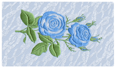 DNSEMP-C-506-BL Satin Rose Blue